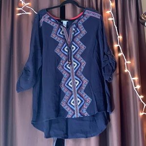 Catherine’s Detailed Blouse